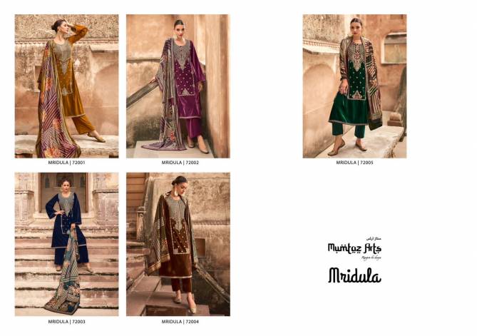 Miridula By Mumtaz Arts Heavy Velvet Salwar Suits Catalog