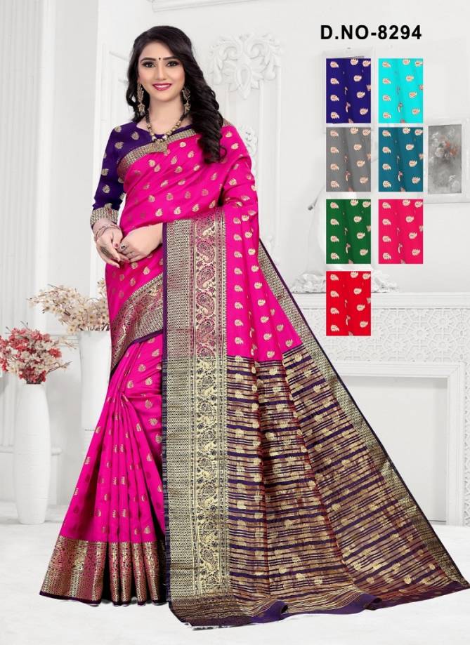 Haytee Soumitra 8294 Latest Designer Festive Wear Cotton Silk Saree Collection