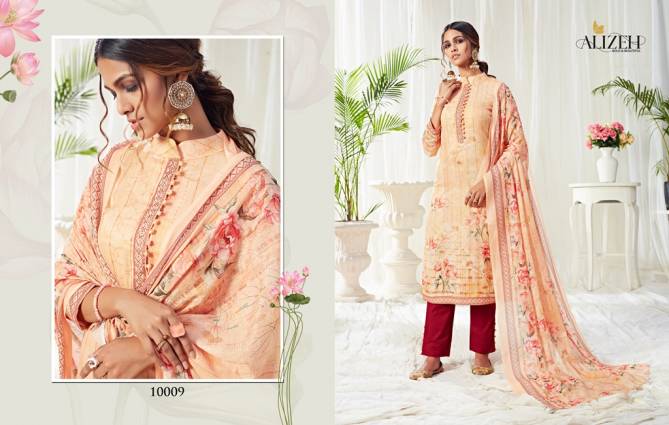 Alizeh Bliss Latest Designer Printed Cotton Dress Material Collection