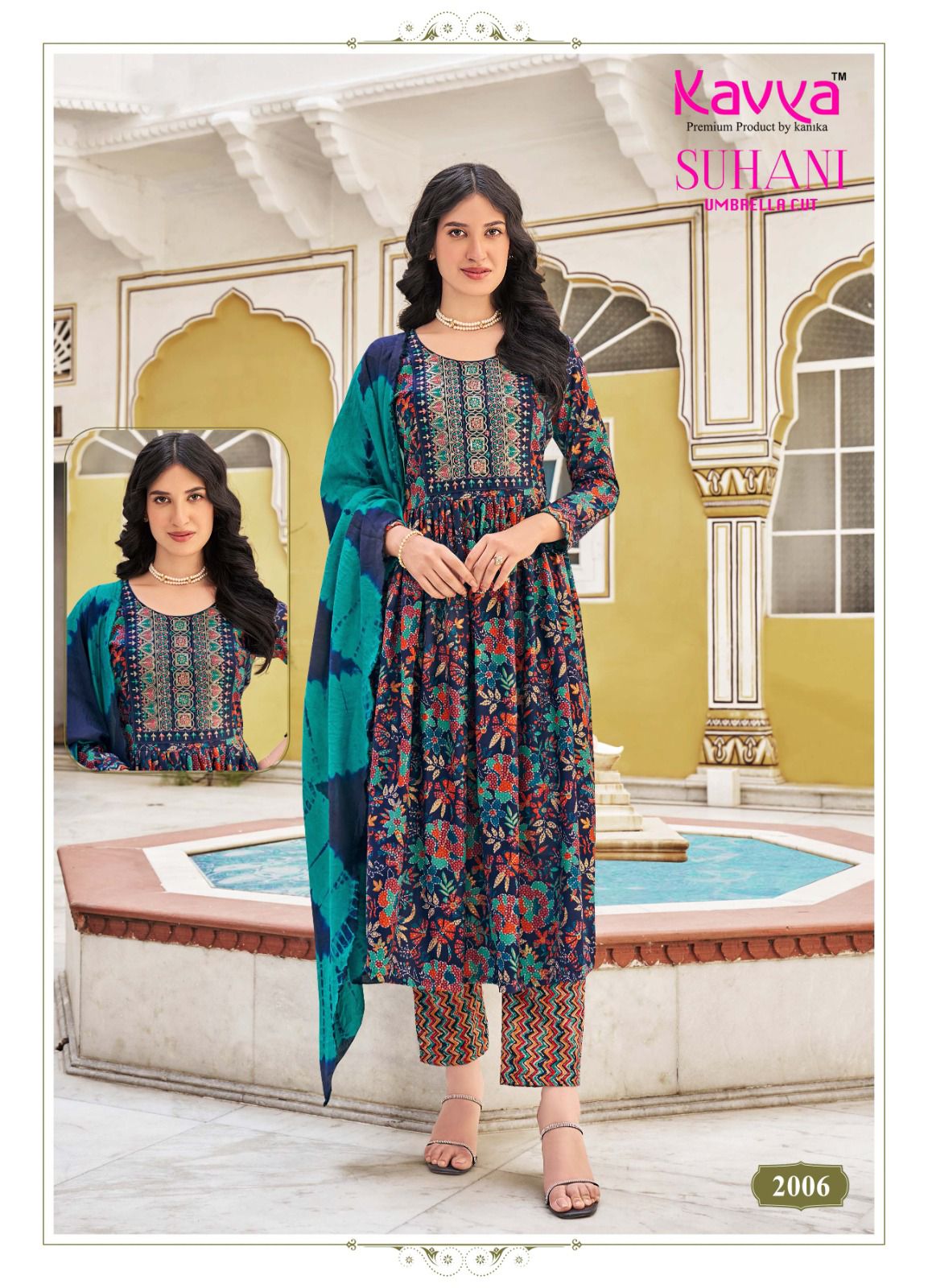 Suhani Vol 2 By Kavya Kurti  With Bottom Dupatta Wholesale Market In Surat With Price