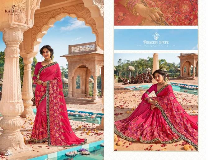 Kalista Style 5 Latest Designer Party Wear Wedding Silk Saree Collection 