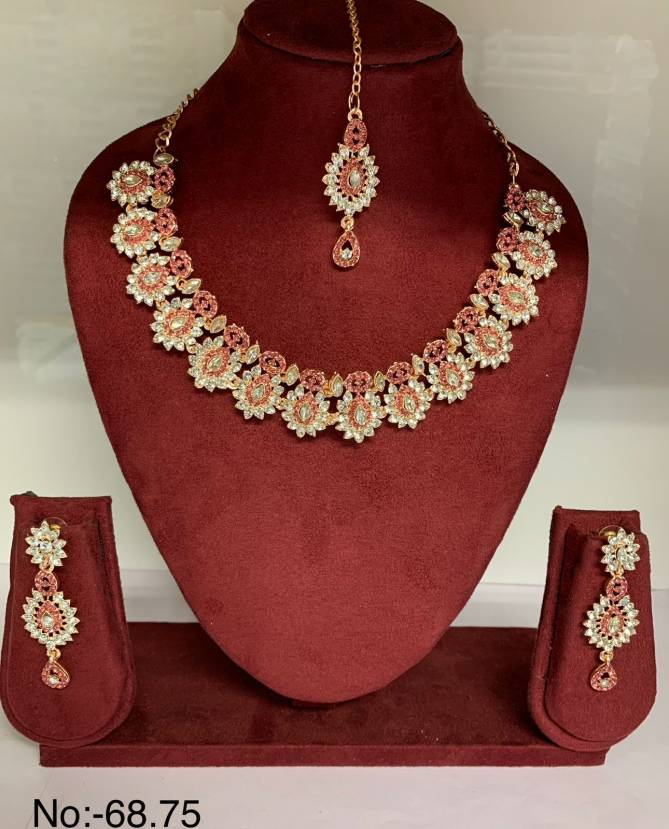 Nr Accessories Colour Diamond Necklace Catalog
