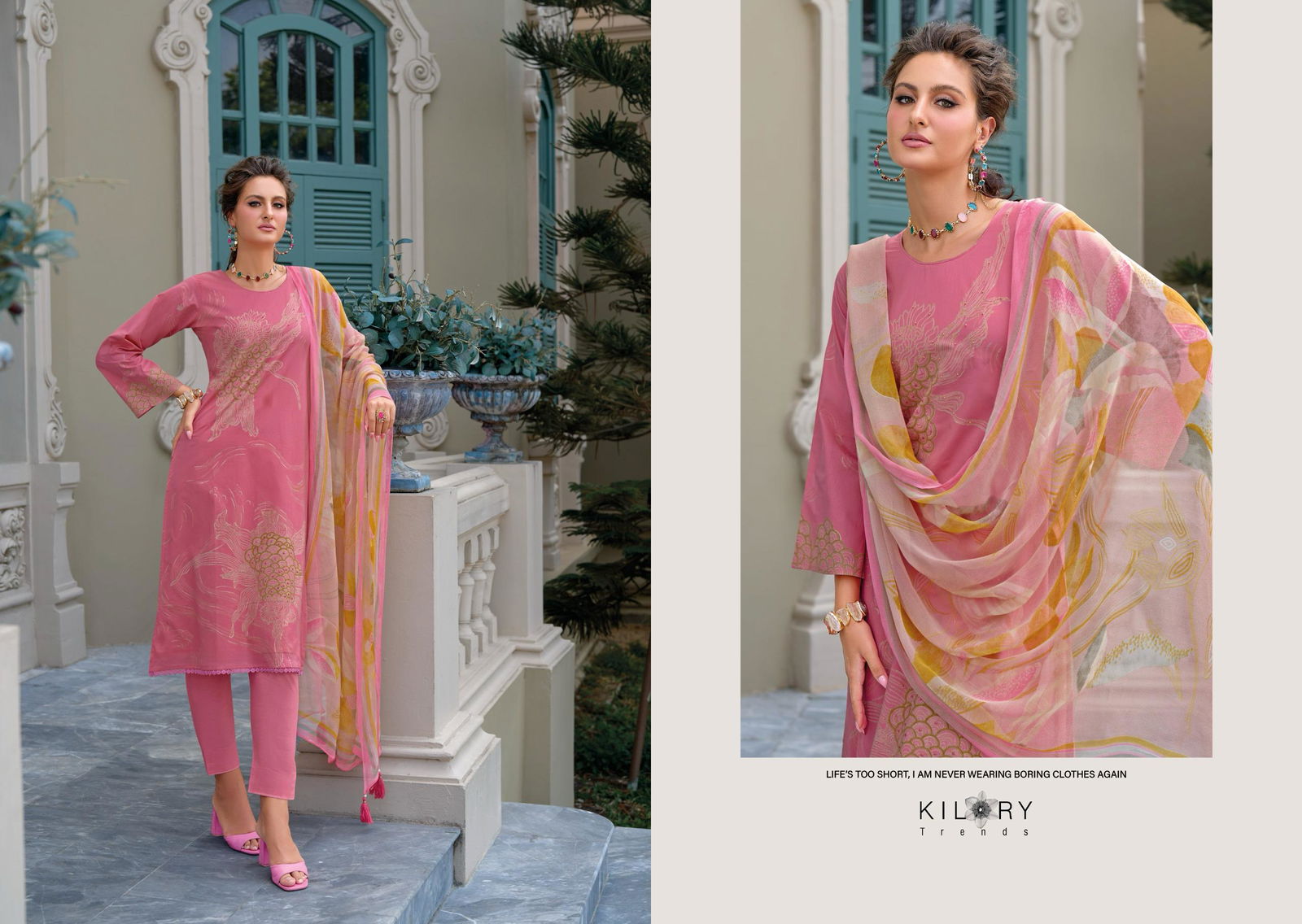 Wafa By Kilory Lawn Cotton Digital Printed Salwar Kameez Suppliers In India