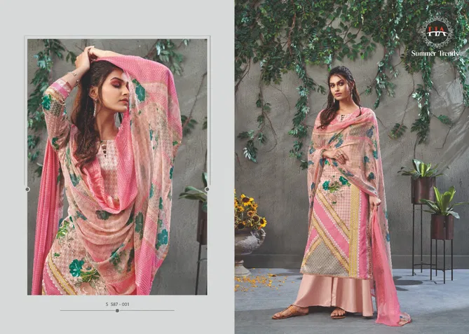 Zulfat Summer Trends Latest Fancy Ethnic Wear Designer Jam Cotton Digital Print Dress Material Collection
