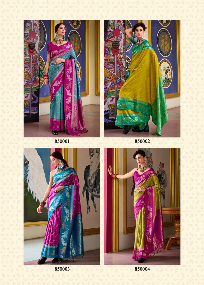 Rajpath Leaf Silk Banarasi Soft Silk Fancy Saree Wholesale Market In Surat