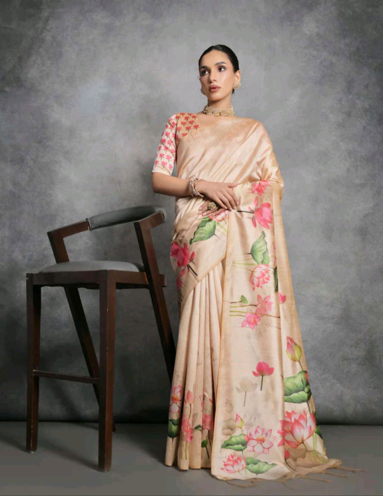 Kamal Bagh By Rajyog Tusser Silk Saree Wholesalers In Delhi