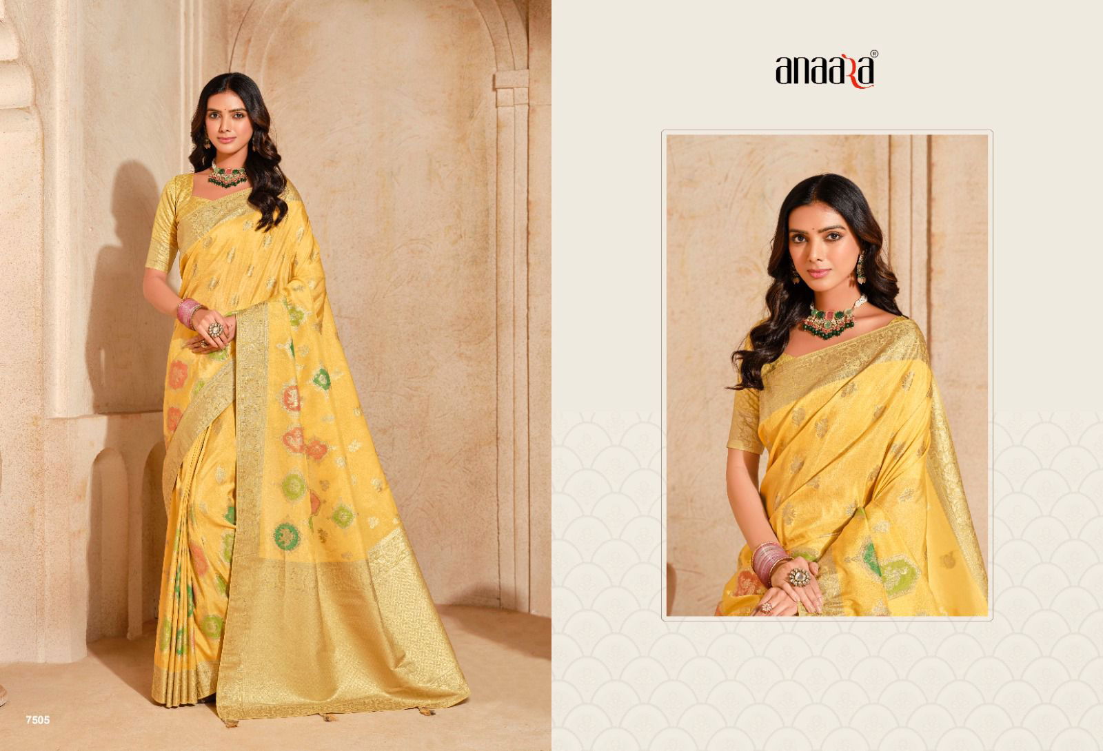 Anaara 7500 By Tathastu Silk Designer Saree Wholesale Shop In Surat