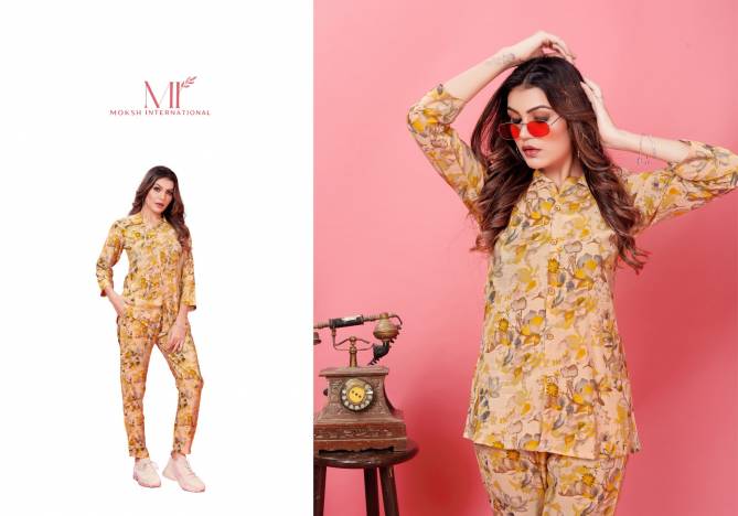 Co-ord Queen By Moksh Premium Rayon Western Co-ord Set Catalog
