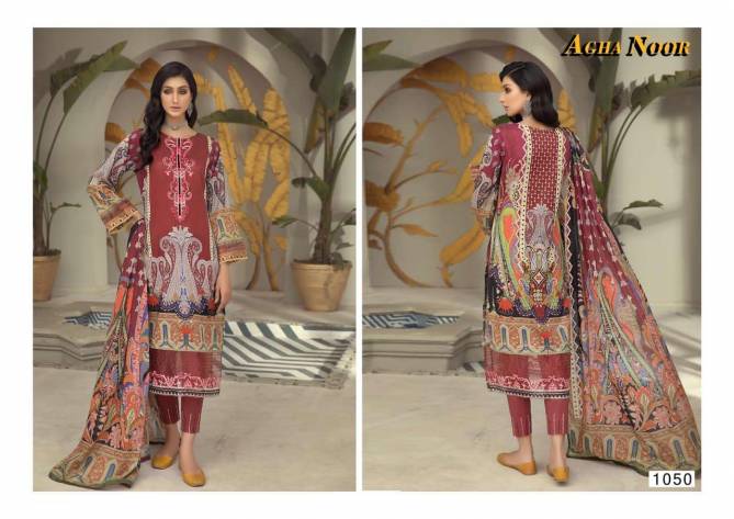 Agha Noor 4 Fancy Designer Casual Wear Printed Salwar Kameez Collection
