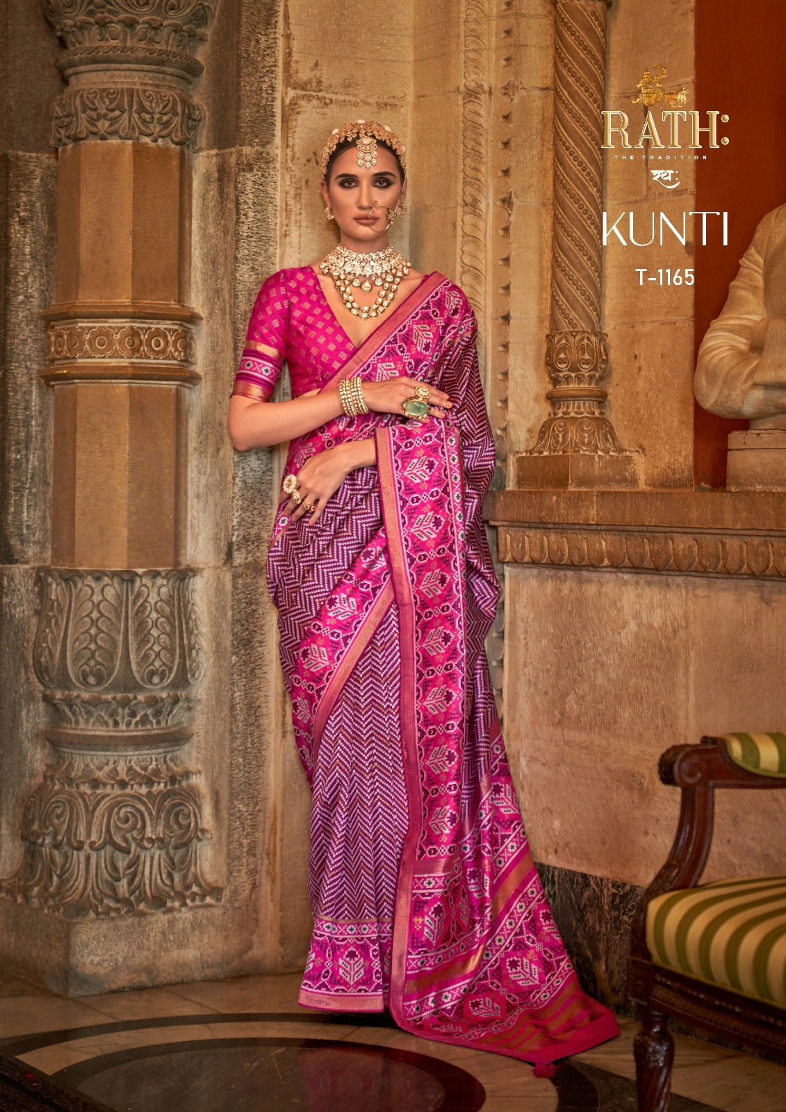 Kunti 1162 To 1171 By Rath Silk Printed Designer Saree Wholesale Online