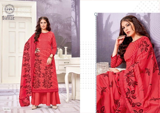 Harshit Ismat Casual Daily Wear Printed Jam Cotton Latest Dress Material Collection