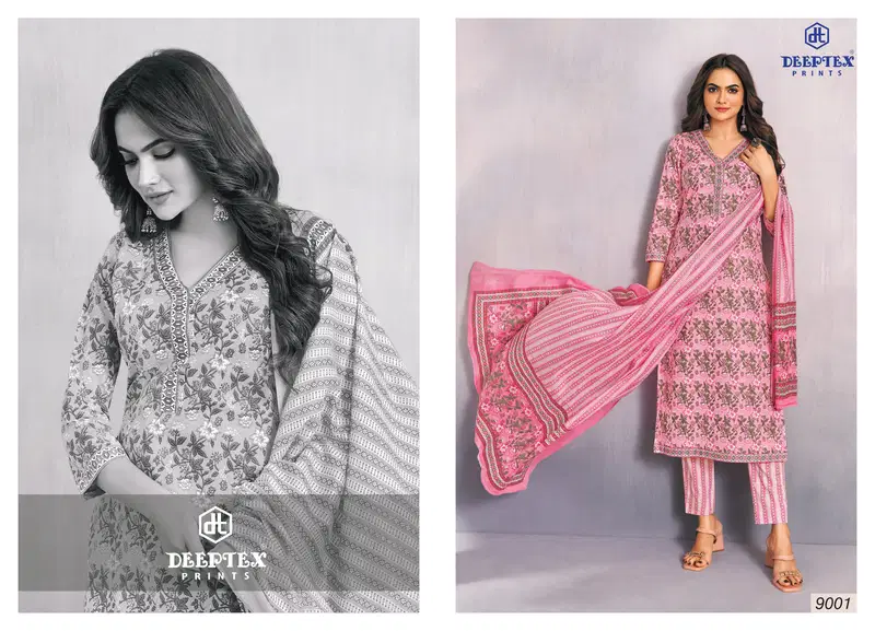 Deeptex Miss India Vol 90 Printed Cotton Dress Material Exporters In India