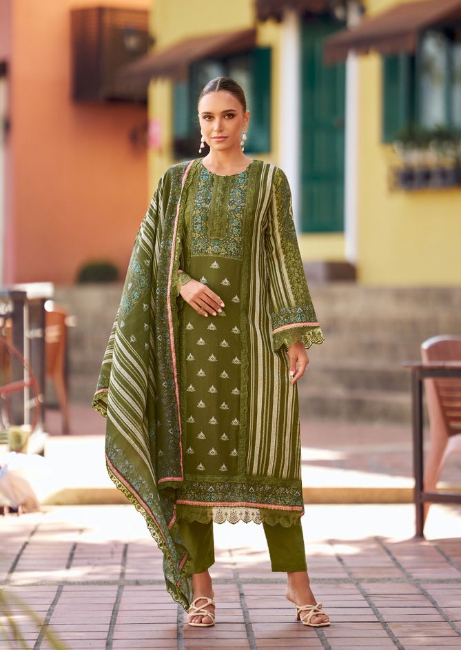 Bagh Edition 2 By The Hermitage Shop Jam Satin Dress Material Suppliers In India