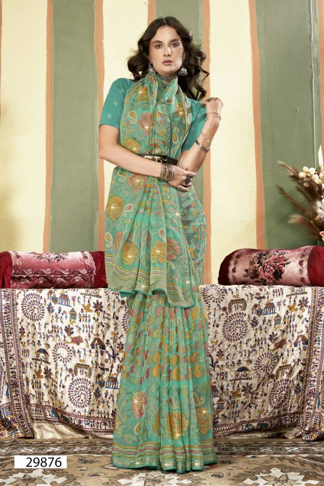 Henry By Vallabhi Brasso Printed Wholesale Saree Suppliers In Mumbai