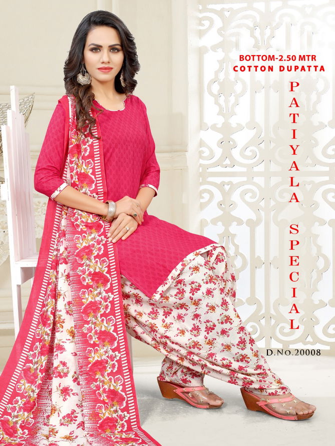 Vandana Patiyala Special 2 Latest Regular Wear Printed Cotton Ready Made Salwar Suit Collection 