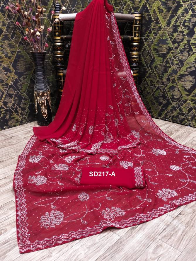 SD 217 A To D By Suma Designer Fancy Sarees Wholesale Shop In Surat