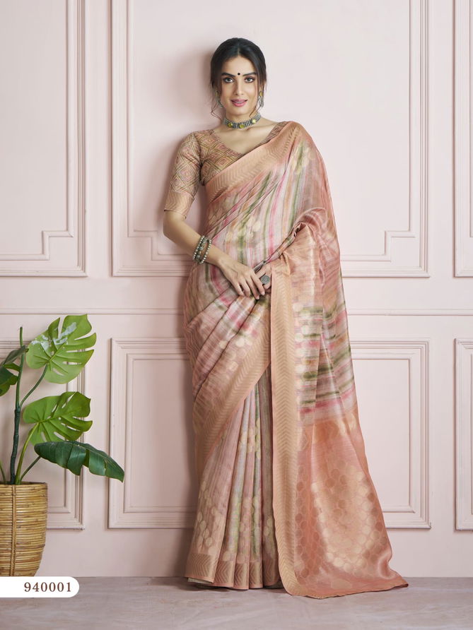 Kingfisher By Rajpath Khadi Silk Printed Saree Suppliers In India