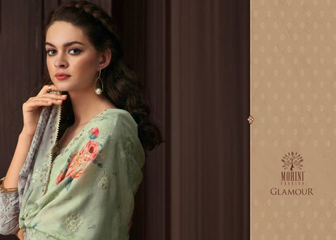 MOHINI GLAMOUR VOL-81 Latest Fancy Designer Festive Wear Muslin with Swarovski work Salwar Suit Collection