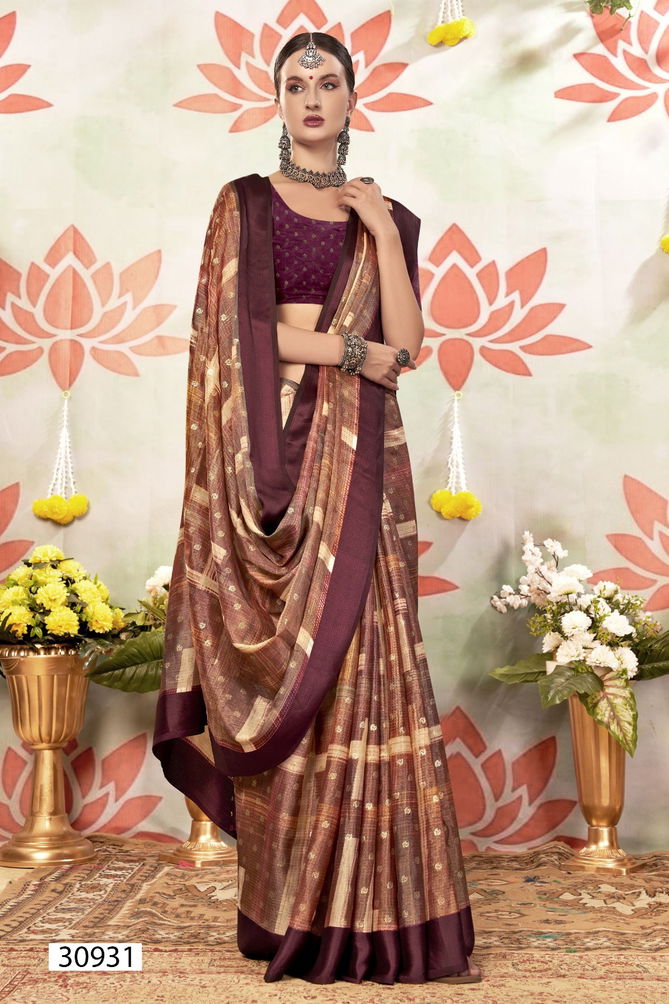 Liliana Vol 4 By Vallabhi Printed Brasso Sarees Orders In India