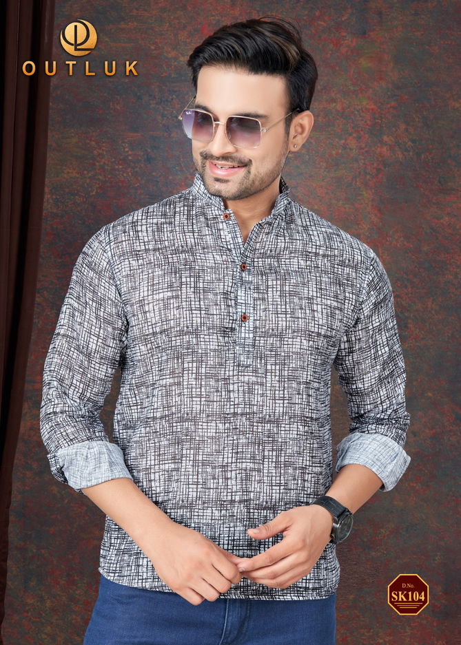 Short Kurta Vol 2 By Outluk Pure Linen Mens Wear Wholesale Manufacturers