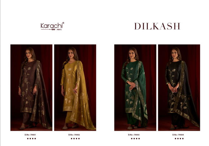 Dilkash Karachi Silk Wholesale Dress Material Wholesale Market In Surat