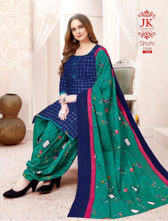 JK Shahi Patiyala 7 Latest fancy Designer regular wear Cotton Printed Dress Material Collection
