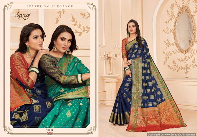 Saroj Avishka Latest Collection Of Designer Party Wear Wedding Wear Silk Saree Collection 