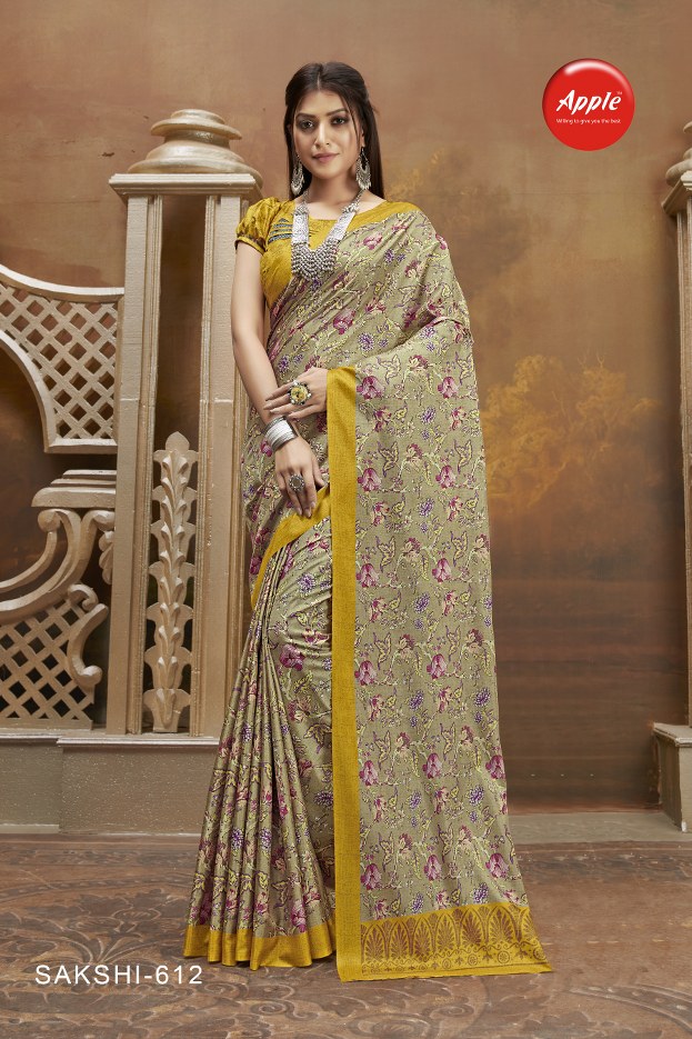 Apple Sakshi 6 Latest Fancy Regular wear Manipuri Silk Festive Wear Saree Collection
