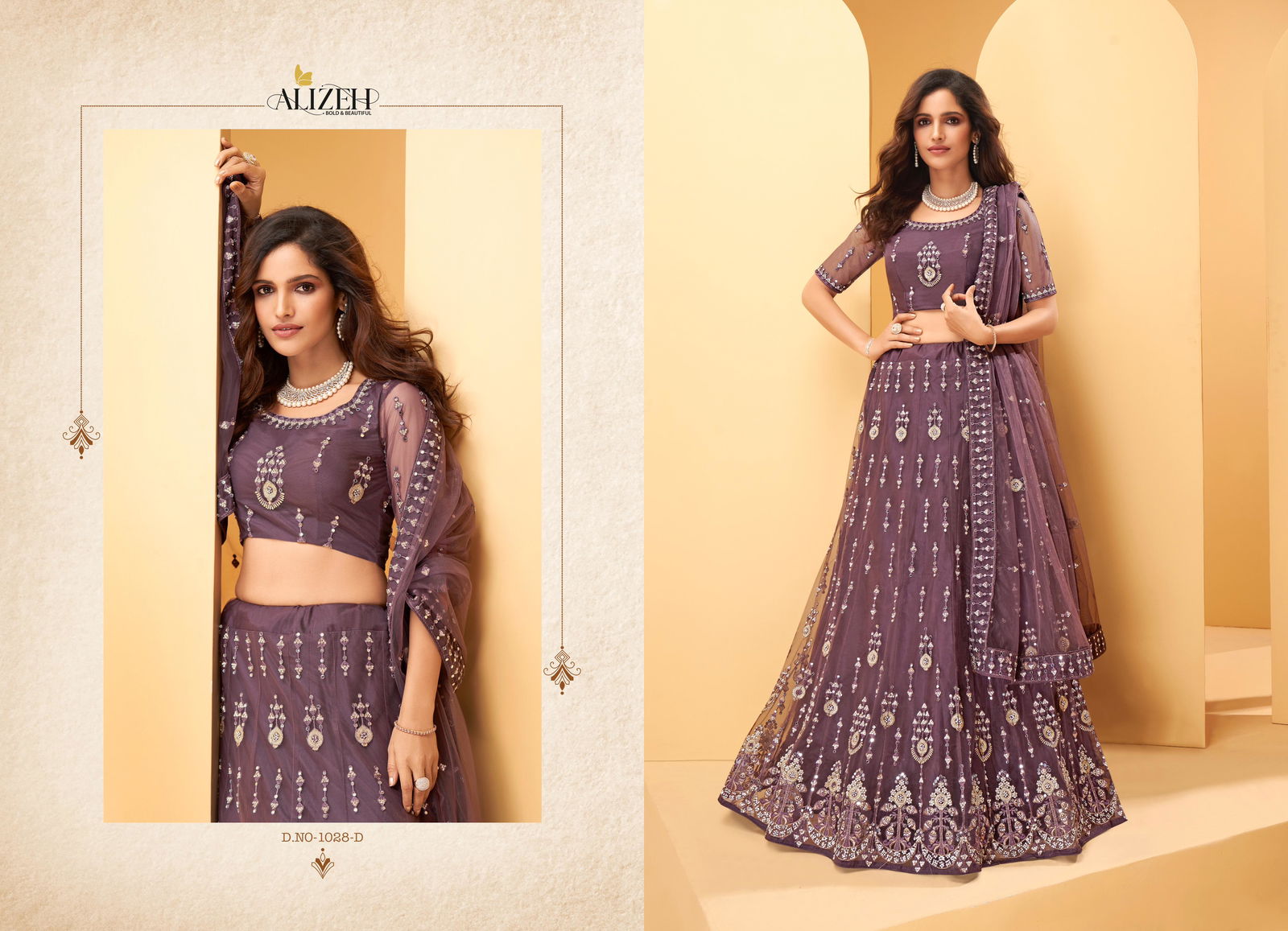 Sparkle By Alizeh Wedding Wear Net Lehenga Choli Orders In India