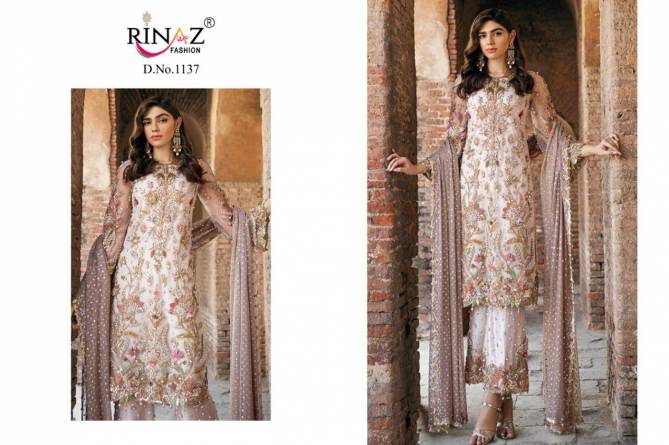 Rinaz Block Buster Hits 7 Latest Festive Wear Fox georgette with Heavy Embroidery and Diamond Work Pakistani Salwar Suits Collection
