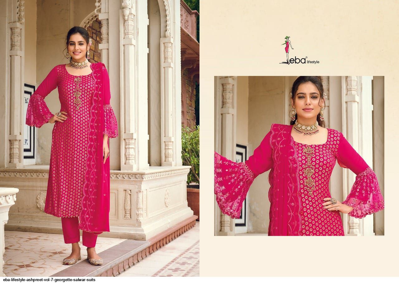 Ashpreet Blooming Georgette Salwar Kameez Catalog