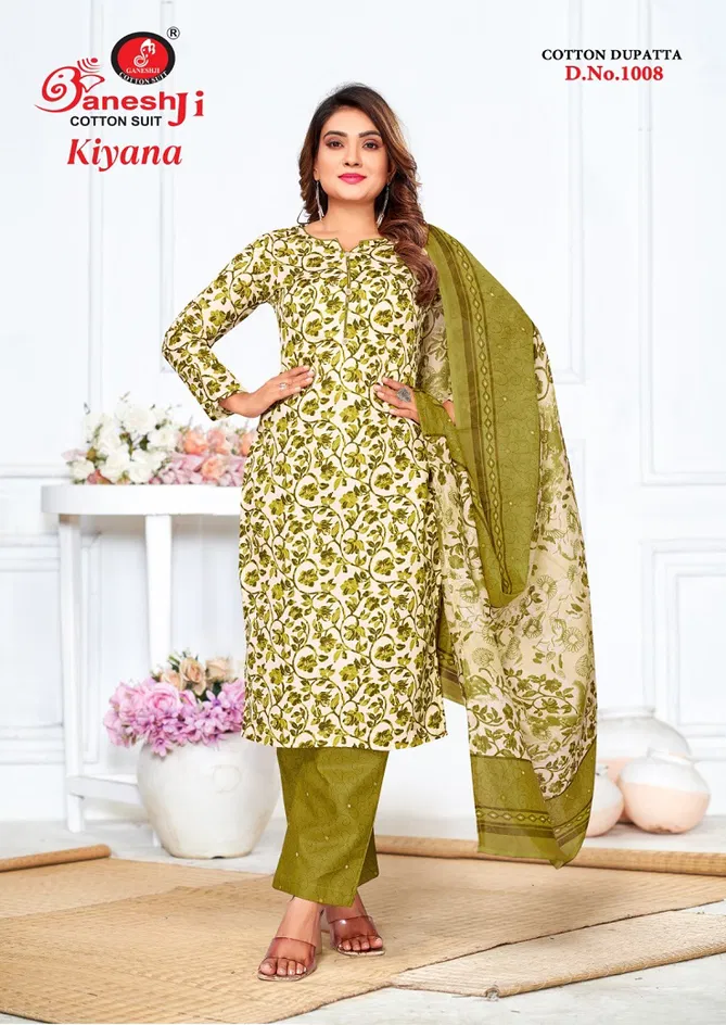 Kiyana Vol 1 By Ganeshji Indo Cotton Ladies Dress Material Wholesale Market In Surat