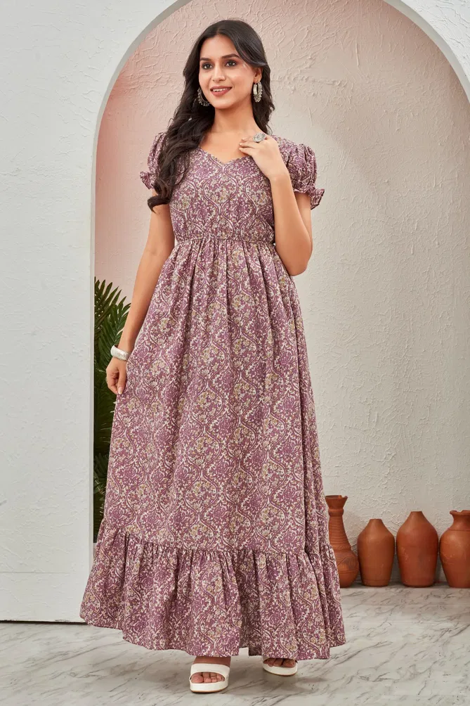 Styli By Chansi Trendz Cotton Ladies One Piece Western Dress Online Wholesale