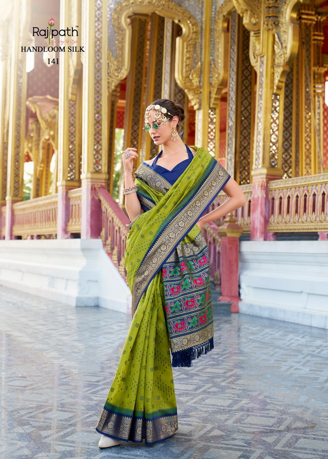 Aradhya Silk By Rajpath Tusser Handloom Silk Saree Wholesale Online