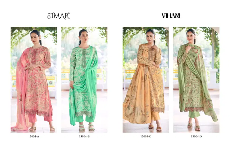 Vihani By Glossy Lawn Cotton Digital Printed Dress Material Wholesale Online