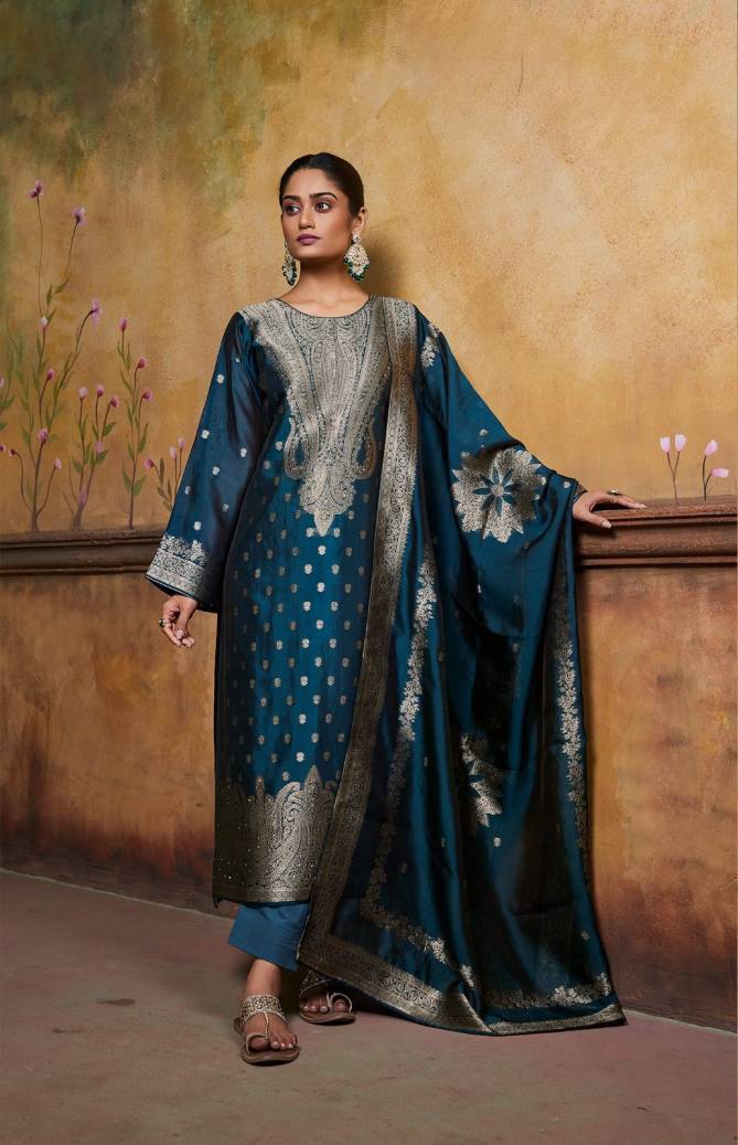 Mayra By Ibiza Designer Banglory Silk Salwar Kameez Exporters In India