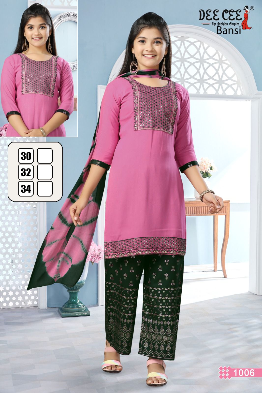 Bansi By Deecee Kids Girl Wear Kurti With Bottom Dupatta Orders In India