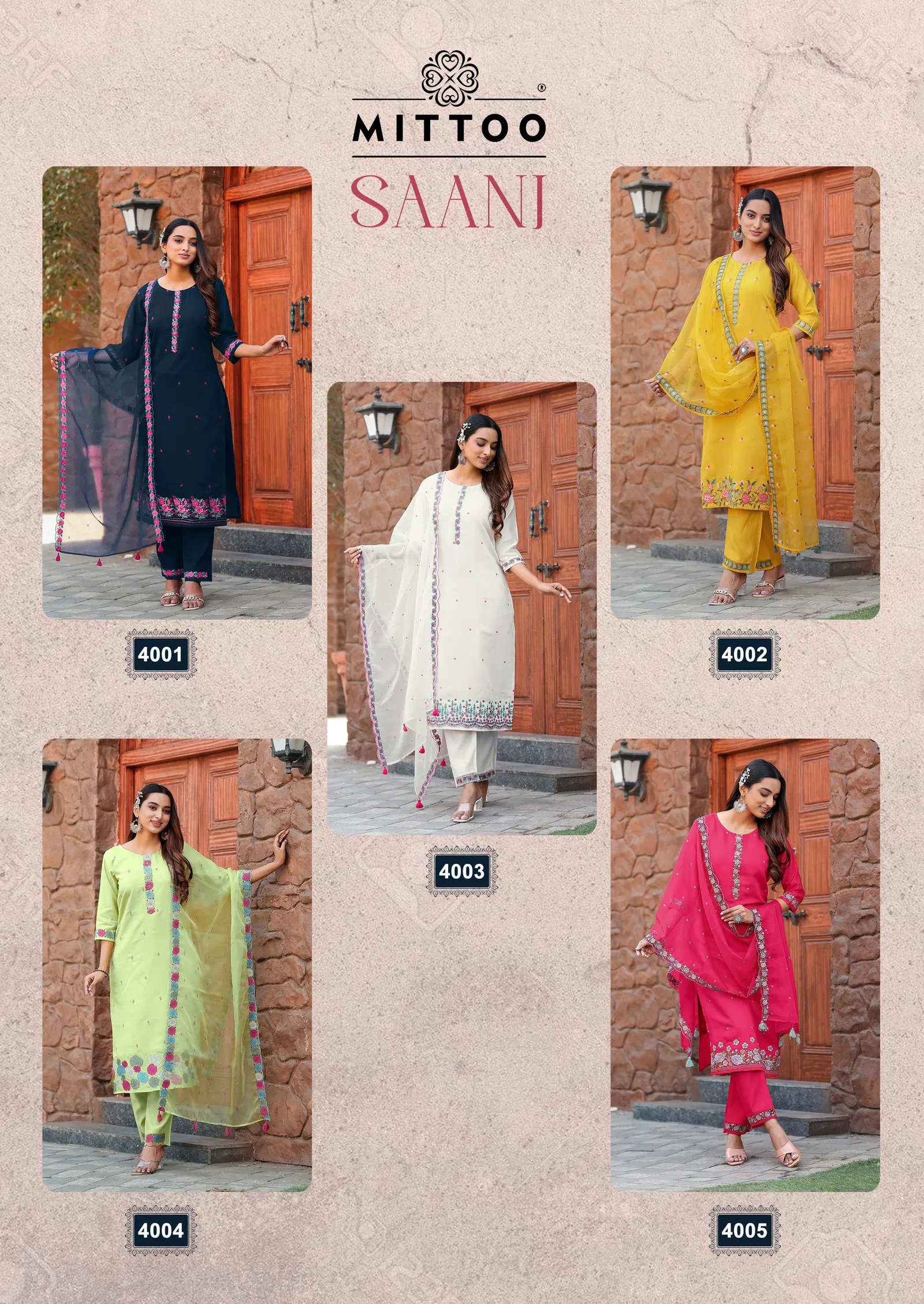 Saanj By Mittoo Modal Silk Kurti With Bottom Dupatta Orders In India