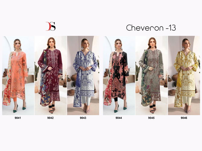 Cheveron 13 By Deepsy Cotton Printed Pakistani Salwar Suit Wholesale Online