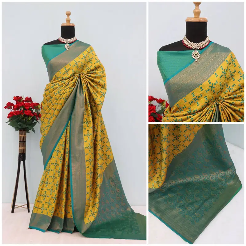 SF 789 Shubh Kanijivaram Silk Designer Sarees Surat Wholesale Market