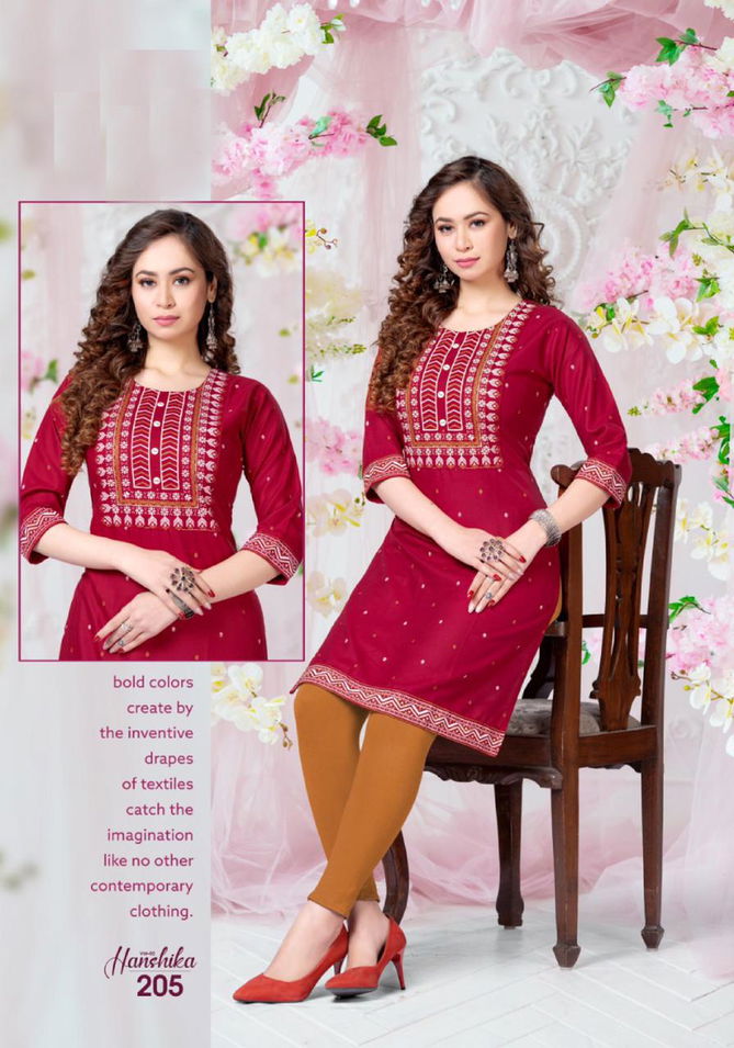 Beauty Queen Hanshika 2 Regular Wear Rayon Printed Kurti Collection