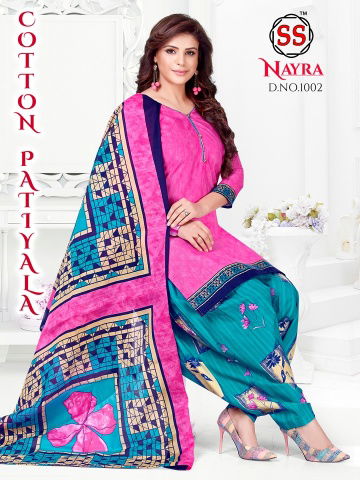 Nayra 1 Latest Fancy Designer Casual Regular Wear Pure Cotton Printed Dress Material Collection
