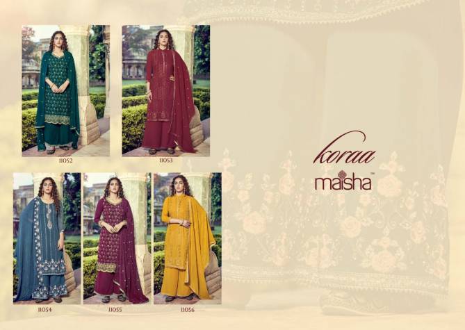 Koraa by Maisha Georgette Sharara Suits Exporters In India