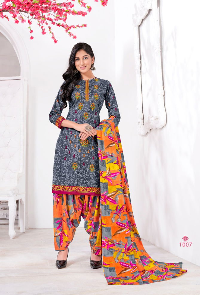 Bindee Creation Kudi Patiyala Latest pure Cotton Printed Dress Material 