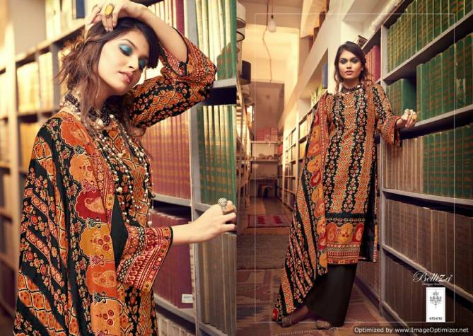 Al Marina 3 By Belliza Pure Pashmina Dress Material Exporters In India