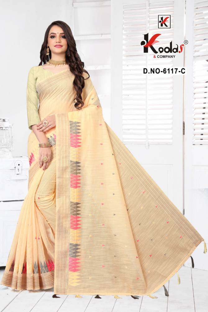 Ruhani 6117 Casual Wear Cotton Designer Fancy Sarees Collection
