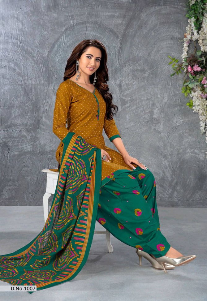 Meenaxi Sanskruti 1 Latest Printed Cotton Regular Wear Ready Made Salwar Suit Collection