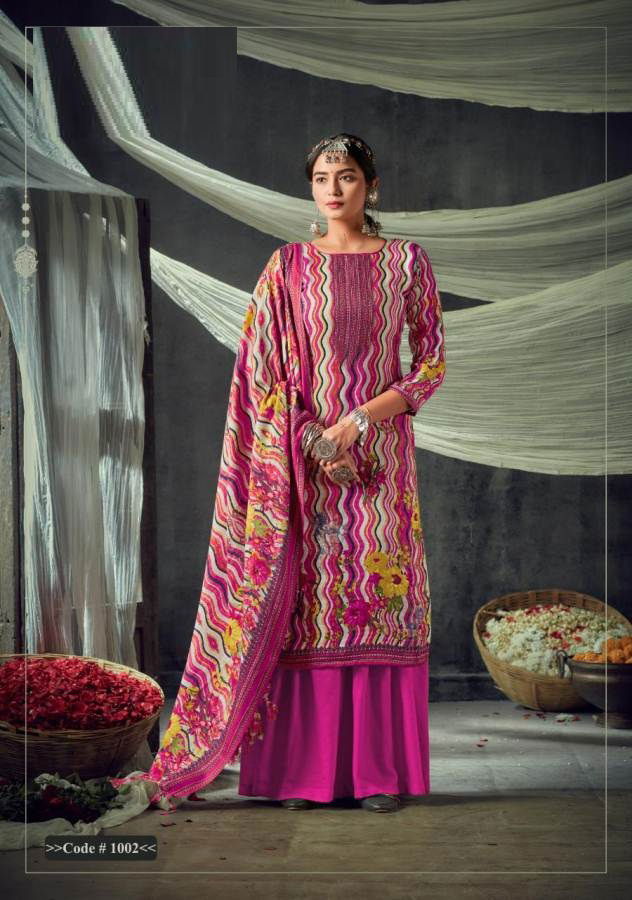 Slky 3 Latest Designer Casual Wear Pure Pashmina Winter Dress Material Collection 