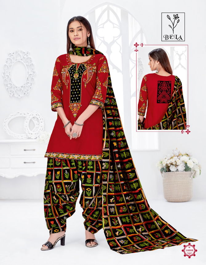 Bela Sona Pari 10 Ethnic Latest Regular Wear Printed Cotton Dress Material With Mal Mal Dupatta