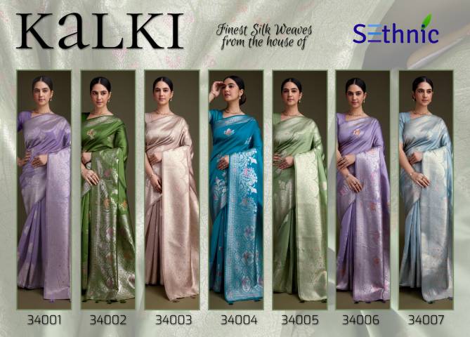 Kalki By Sethnic Soft Silk Fancy Saree Wholesale Market In Surat